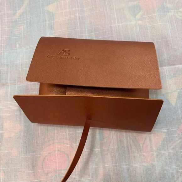 Augustinus Bader Leather Travel Pouch/ wrap clutch. New - Picture 5 of 11
